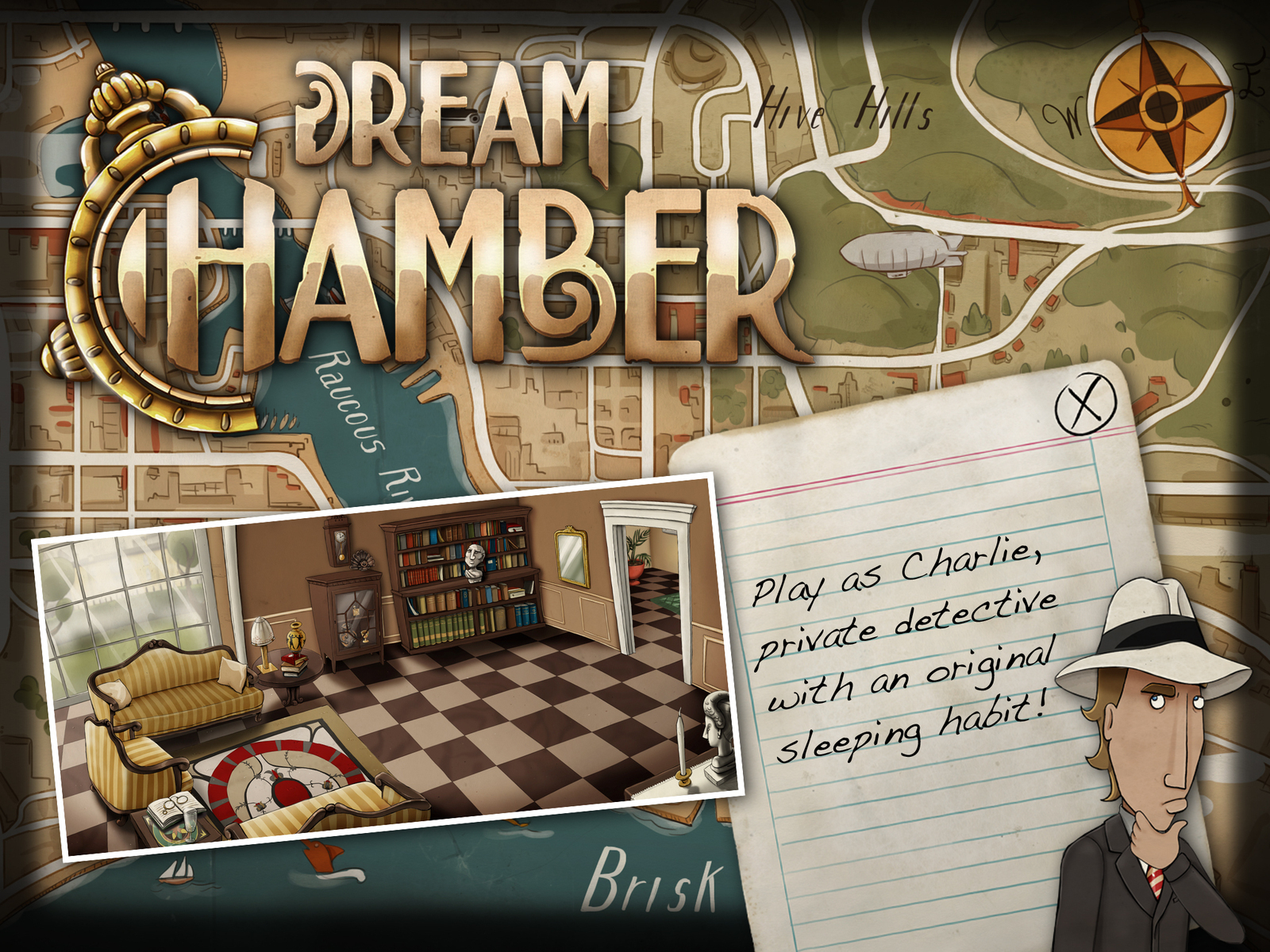 Будите играть. Чарли Чемберс. Dream Chamber. Старые популярные детектив игры на айфон. Детективное бюро Чарли и ко.